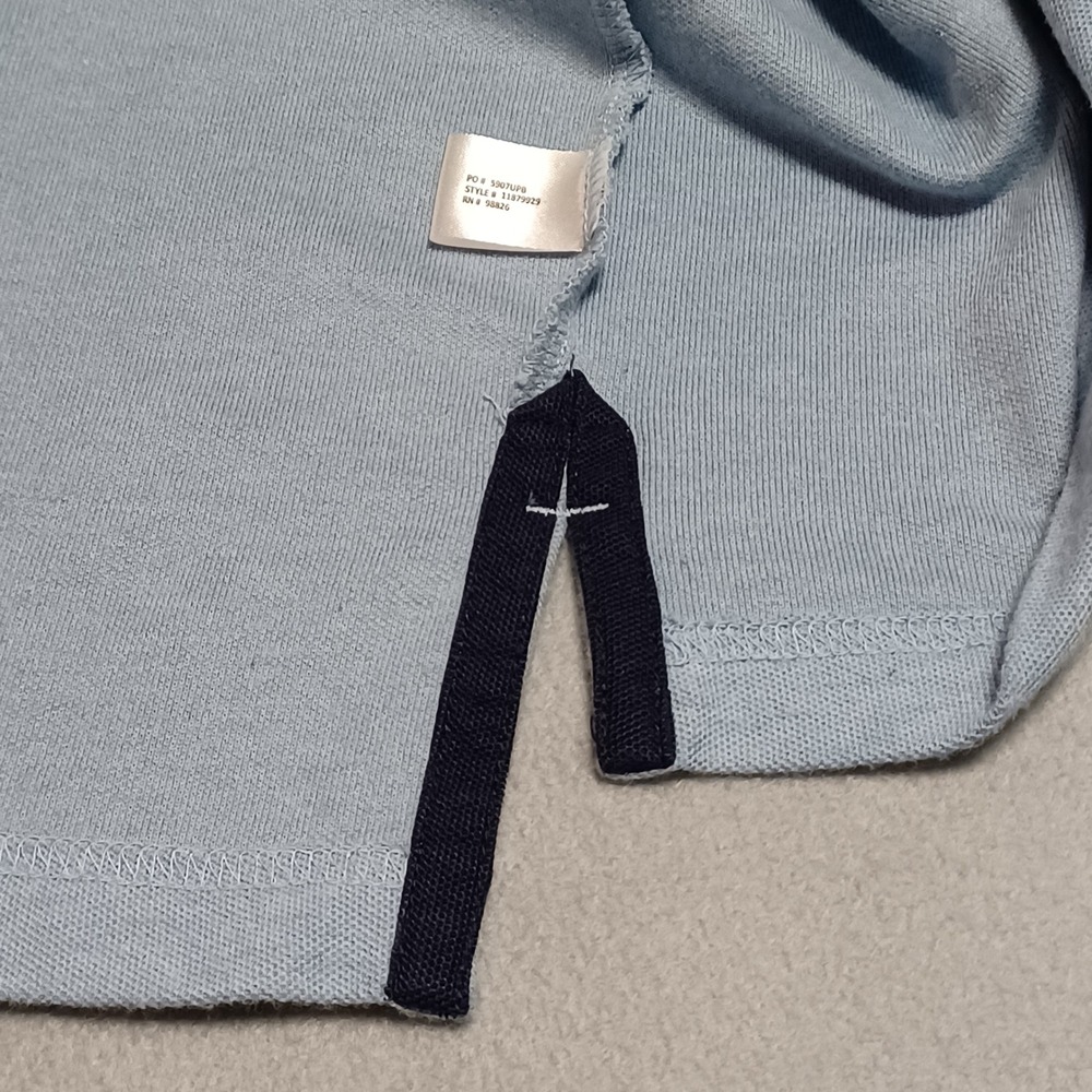 US Polo Assn Mens Ultimate Pique‎ Polo Shirt Light Blue Heather Size M 11879929 - Picture 8 of 12